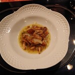 八王子うかい亭 - 大粒ナメコ　帆立貝のソテー