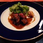 八王子うかい亭 - 幻のキノコ・コウタケ　うかい特選牛ランプ肉のポワレ