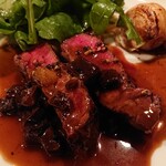 八王子うかい亭 - 幻のキノコ・コウタケ　うかい特選牛ランプ肉のポワレ