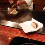 八王子うかい亭 - ジャンボマッシュルーム　お食事