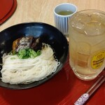 Narikomaya - 焼き鯖そうめん900円 ハイボール600円