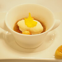 プレスキル - ジャスミンの香るブリュレとサツマイモのグラス