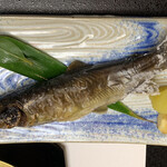 御宿　地蔵川 - 岩魚の塩焼き