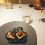 ベージュ アラン・デュカス 東京 - カナッペ