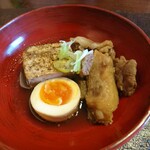 Hatsugasoba Yuki - 黒毛和牛の牛筋と焼き豆腐