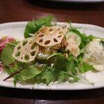 パスタの店 山猫軒 - 前菜とサラダです☆