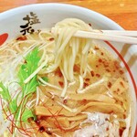 長浜塩元帥 - 天然塩ラーメン　麺