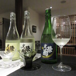 日本料理 TOBIUME - ②光栄菊・月影③光栄菊・スノウクリスタル④光栄菊・スノウクレッセント