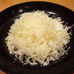 キムカツ - おかわりOKのキャベツ
