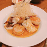 Le Bistrot des Copains - 2020.10.17 真鯛とアオリイカとホタテのポワレ