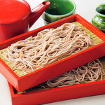 Stone-ground soba noodles