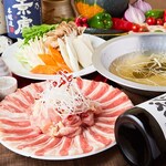 shabu shabu (Oyama chicken & black pork)
