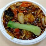 中華香彩JASMINE口福厨房 - 五目あんかけ焼きそば 850円 ♪