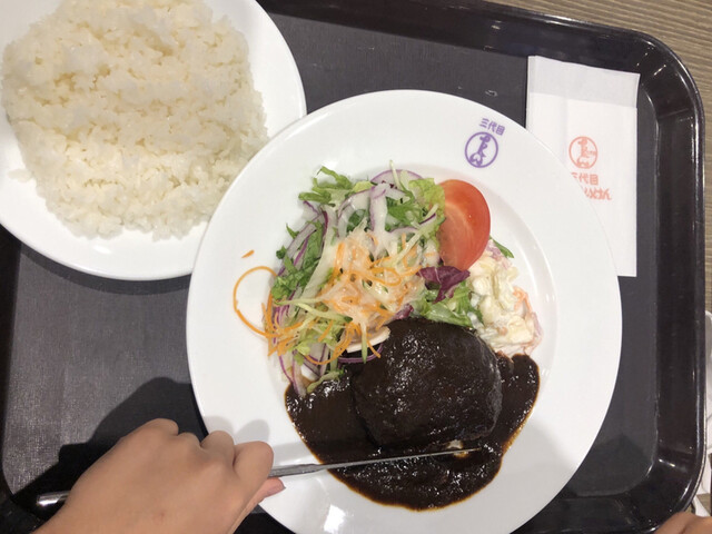 閉店 洋食や 三代目 たいめいけん ダイバーシティ東京プラザ店 台場 オムライス 食べログ