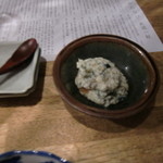 Umazake Kamunabi - ピータンと豆腐の和え物