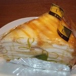 菓子工房 レジェール・ソルティ - ミルフィーユ   クリームたっぷりです！(2012年6月訪問)