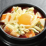 Cheese sundubu jjigae