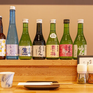 土佐の地酒と豊富なワインリストも充実♪