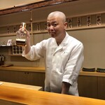 鮨 あらい - パトロン黒