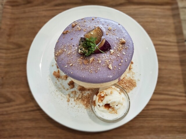 紫芋パンケーキと誘惑クリームソーダ By ぶるまるぽん ジャムコーヒー Jam Coffee 駒込 カフェ 食べログ 紫芋パンケーキと誘惑クリームソーダ By ぶるまるぽん ジャムコーヒー Jam Coffee 駒込 カフェ 食べログ
