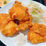 福満園 - 唐揚げ定食　唐揚げ