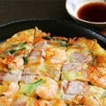 Seafood pancake