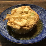 谷中の雀 - 9.白海老かき揚げ＆大根煮付け