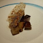 リストランテKubotsu - 五島産サバの炙りとイタリア産フレッシュポルチーニ茸（裏側）（2020.9）