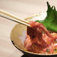 焼肉 BEEFMAN - 神戸BEEFユッケ ★いっしーリコメンド