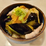 筑前屋 - 揚げ茄子おろしポン酢