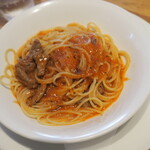 クッチーナ - ルッコラのトマトスパゲッティ(セットで\1,500-