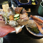割烹　秀月 - たっぷりのお刺身♪