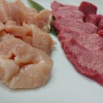 堀口畜肉直営 焼肉 ほりぐち - 特上ミノ&牛タン元