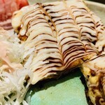 お好み焼き 門 - 名物・とん平焼き
