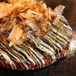 お好み焼き 門 - 名物・豚玉♪