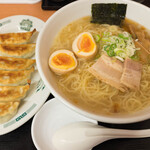 日高屋 - エビ塩ラーメン