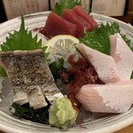 高橋水産 - 刺身三点盛り