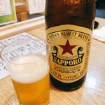 北海寿し - サッポロ瓶ビール