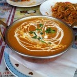 New Kathmandu kitchen Chogo - チキンカレー辛口。じわじわ来る辛さが気持ちいいです。