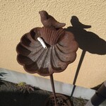 蕎麦 月読 - 屋外の喫煙所。どなたかが。