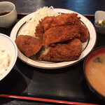 西麻布 三河屋 - 三河屋(ミックス定食)