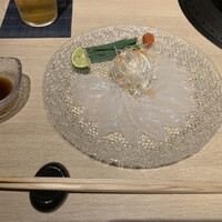 焼ふぐ夢鉄砲 中目黒店 - フグ刺しとポン酢