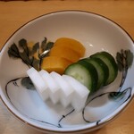 とんかつ燕楽 - 漬物