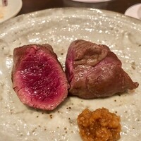 たでの葉 - 2020.9.  蝦夷鹿のヒレの炭火焼き