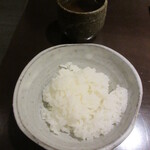 日本料理 TOBIUME - 炊込ご飯も贅沢で好きだけど、シンプルに炊き立て白米の放つ香りも最高のご馳走、この日は明太TKGで大満足