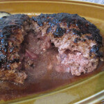 マルコンソールプリュ - ビーフハンバーグの肉汁