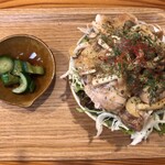 カフェ マシコビト - きのことチキンの和風ソース丼（アップ）