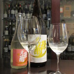 日本料理 TOBIUME - マイレビさまに教えて貰ったノーマーク銘酒、TOBIUMEさんにはありましたよ！切っ掛けを貰ったおかげで、光栄菊 黄昏Orange・Sun burst