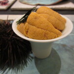 日本料理 TOBIUME - 一品目からこの盛り！今年の夏もたっぷりの海胆を有難う♡