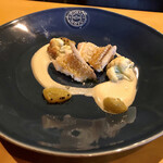 Spice&Dining KALA - 甘鯛、カリフラワーソース、シャインマスカットのアチャール